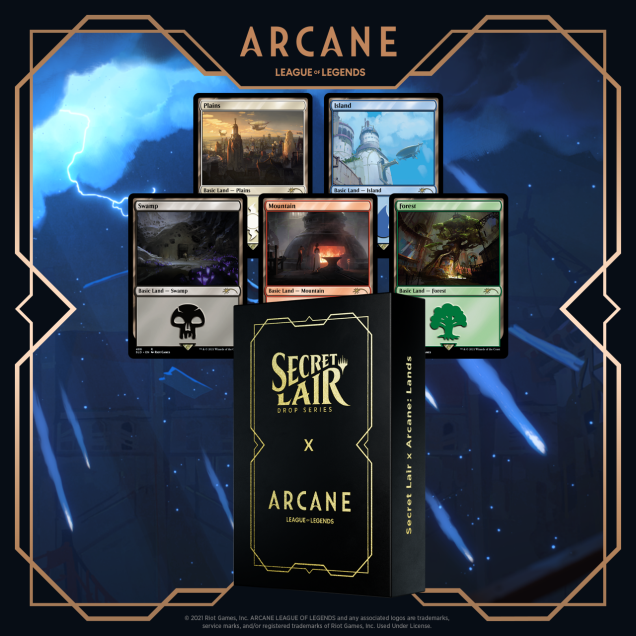 Secret Lair "Secret Lair x Arcane: Lands" Non- Foil