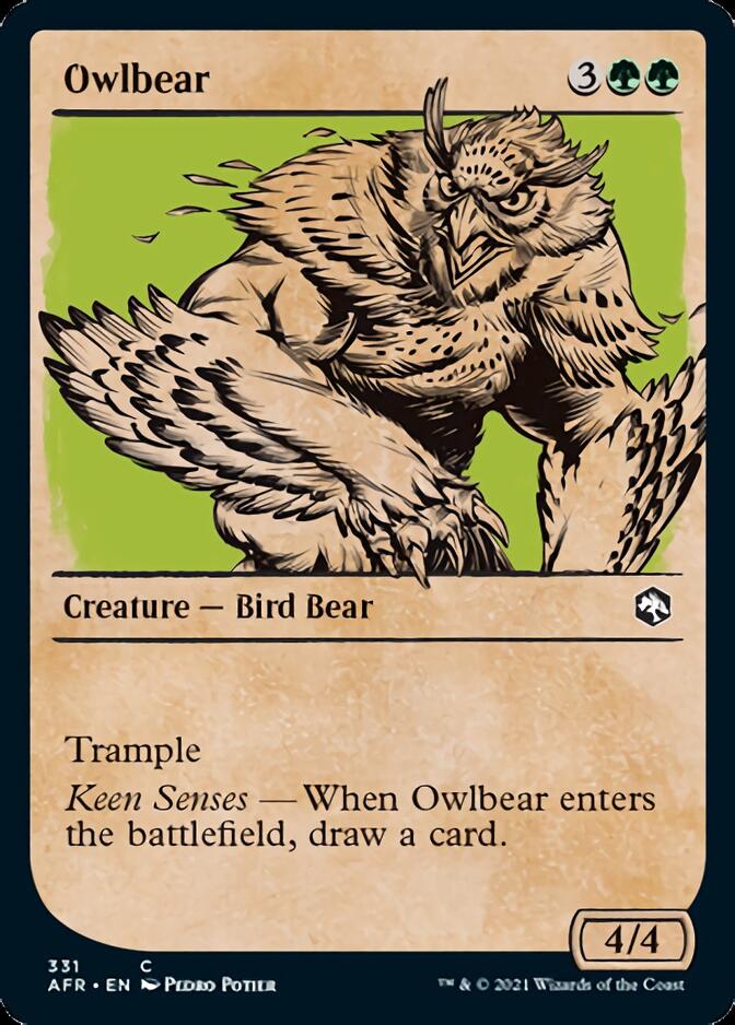 Owlbear (Showcase) [Dungeons & Dragons: Adventures in the Forgotten Realms] [Foil]