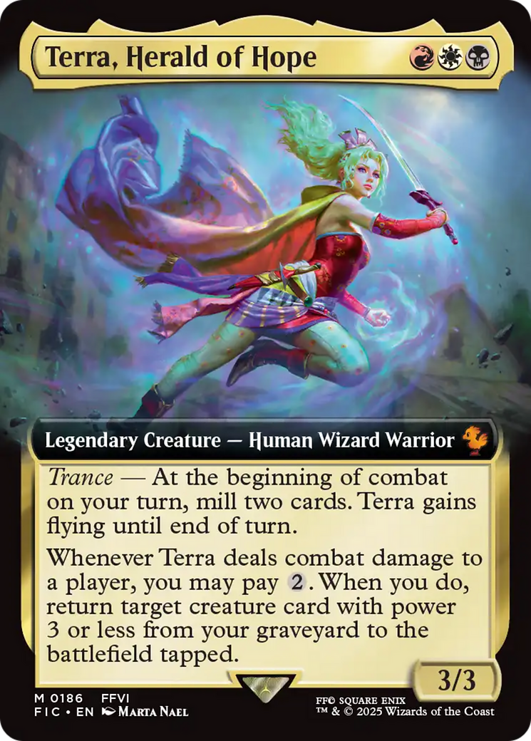 Terra, Herald of Hope (Extended Art) [FINAL FANTASY Commander] [Foil]