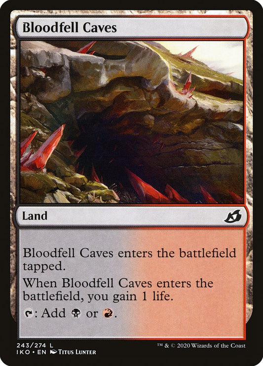 Bloodfell Caves [Ikoria: Lair of Behemoths] [Foil]