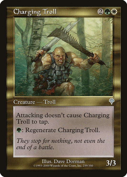 Charging Troll [Invasion] [Foil]