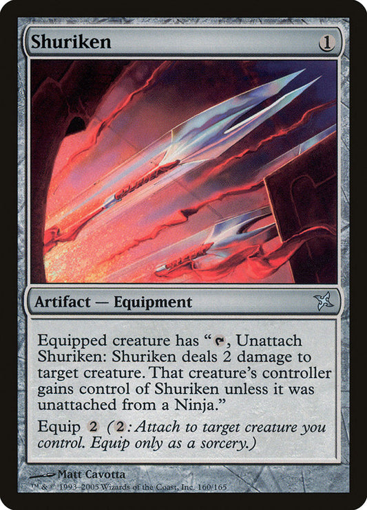 Shuriken [Betrayers of Kamigawa] [Foil]