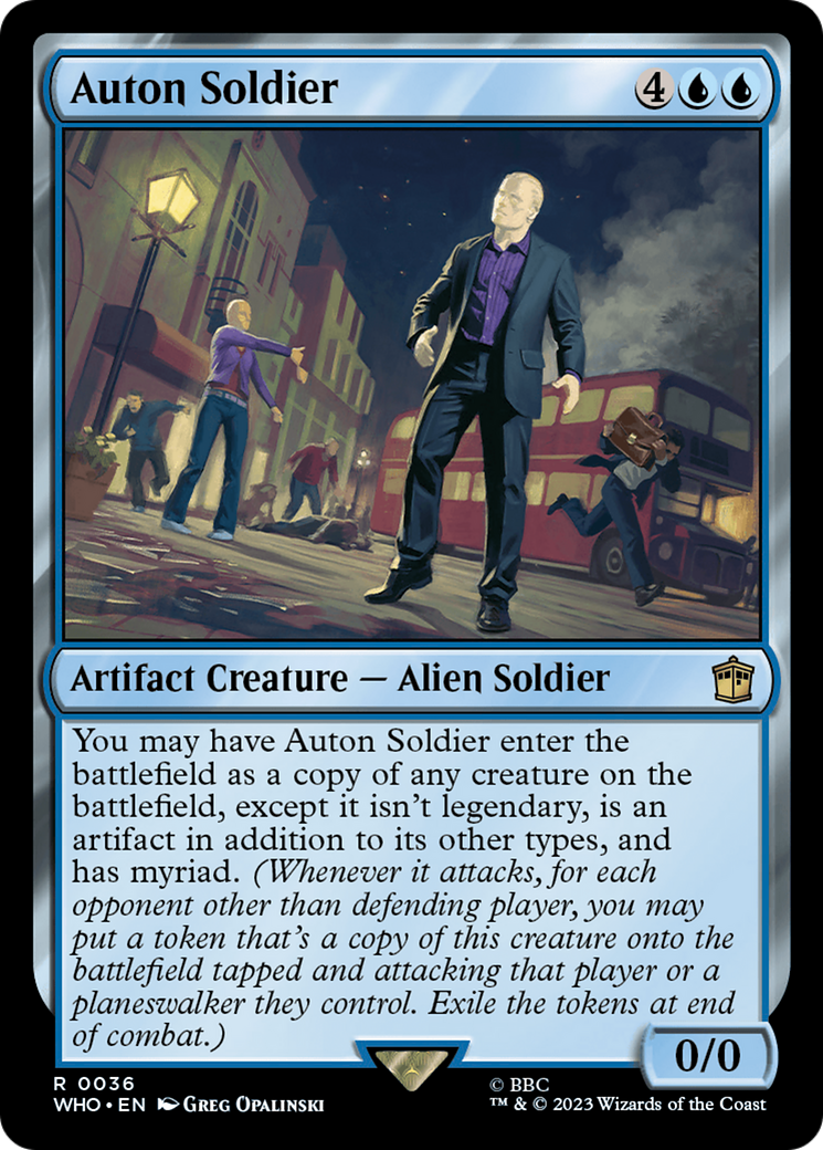 Auton Soldier [Doctor Who] [Foil]