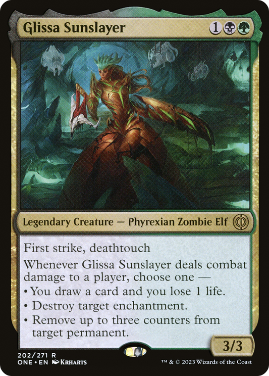 Glissa Sunslayer [Phyrexia: All Will Be One] [Foil]