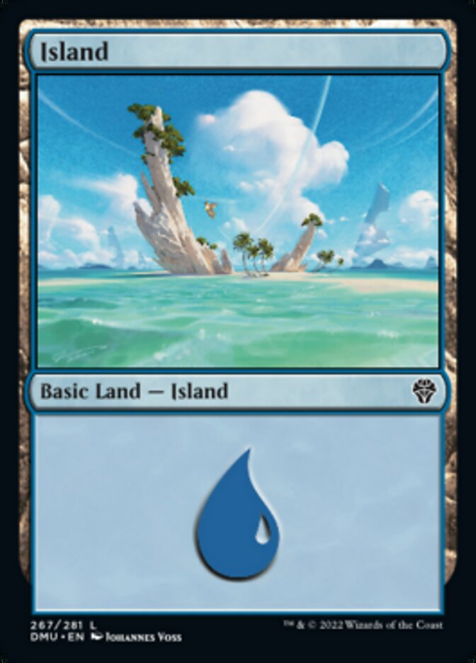 Island (267) [Dominaria United] [Foil]