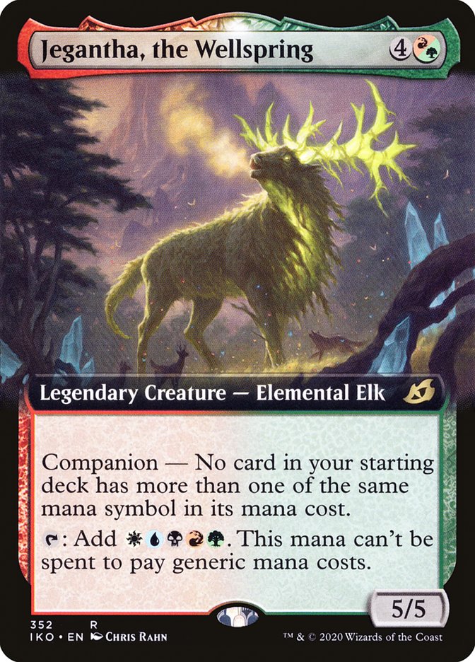 Jegantha, the Wellspring (Extended Art) [Ikoria: Lair of Behemoths] [Foil]