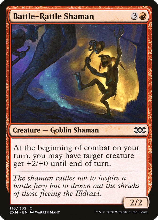 Battle-Rattle Shaman [Double Masters] [Foil]