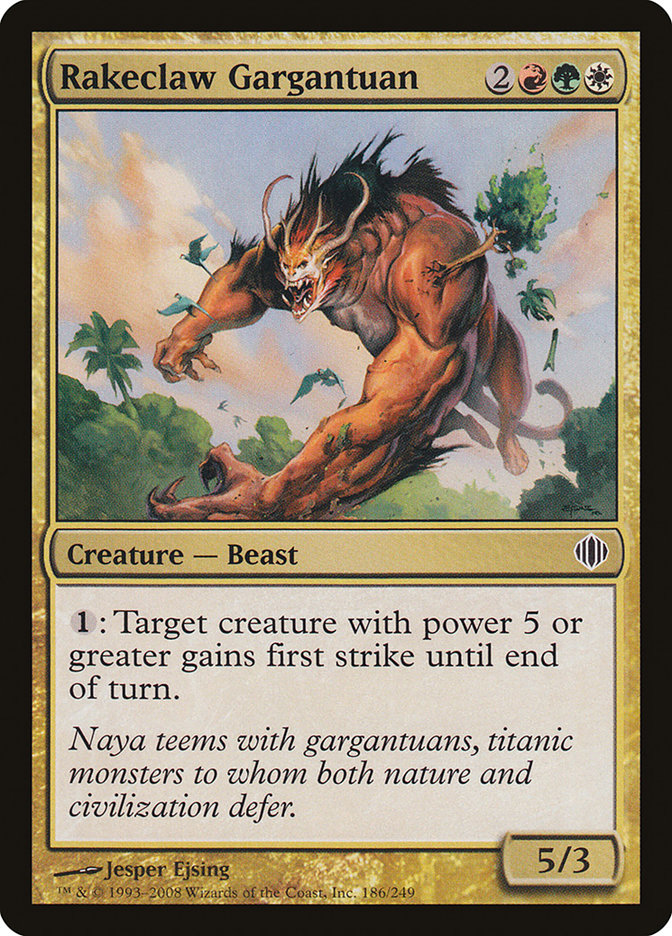 Rakeclaw Gargantuan [Shards of Alara] [Foil]