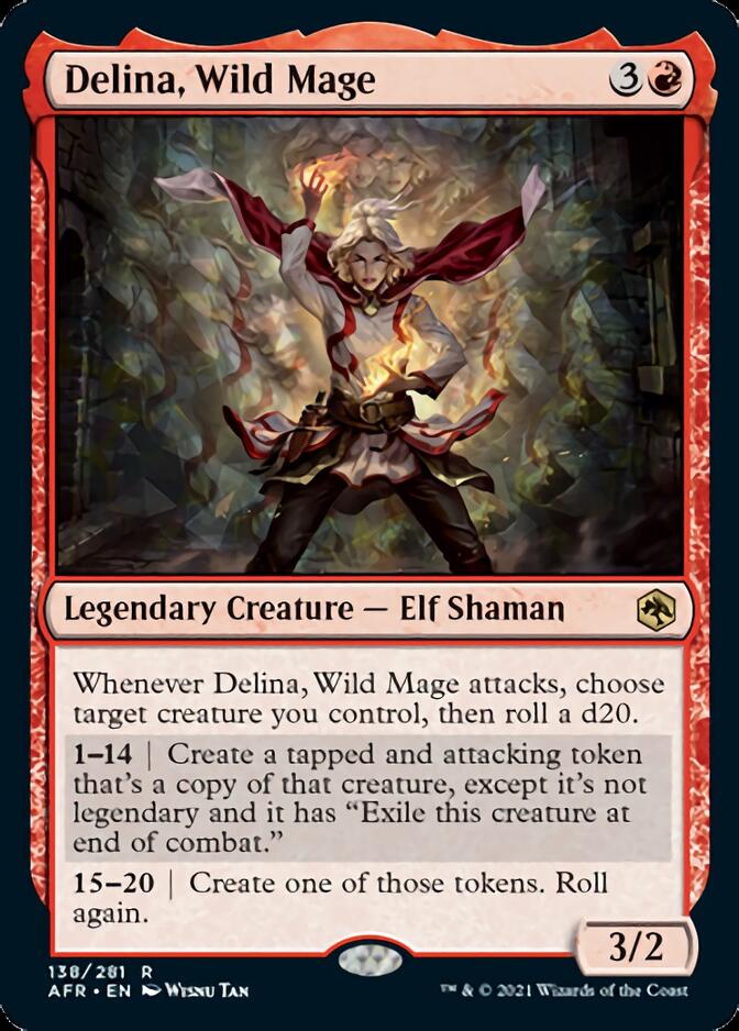 Delina, Wild Mage [Dungeons & Dragons: Adventures in the Forgotten Realms] [Foil]
