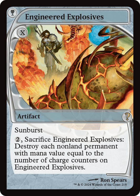 Engineered Explosives (Future Sight) [Mystery Booster 2] [Foil]