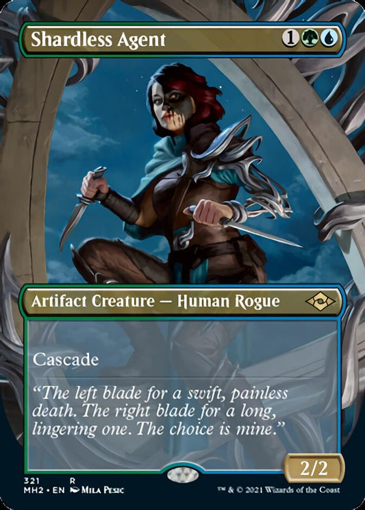 Shardless Agent (Borderless Alternate Art) [Modern Horizons 2] [Foil]