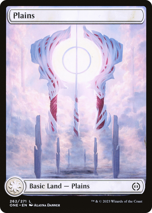 Plains (262) (Full-Art) [Phyrexia: All Will Be One] [Foil]