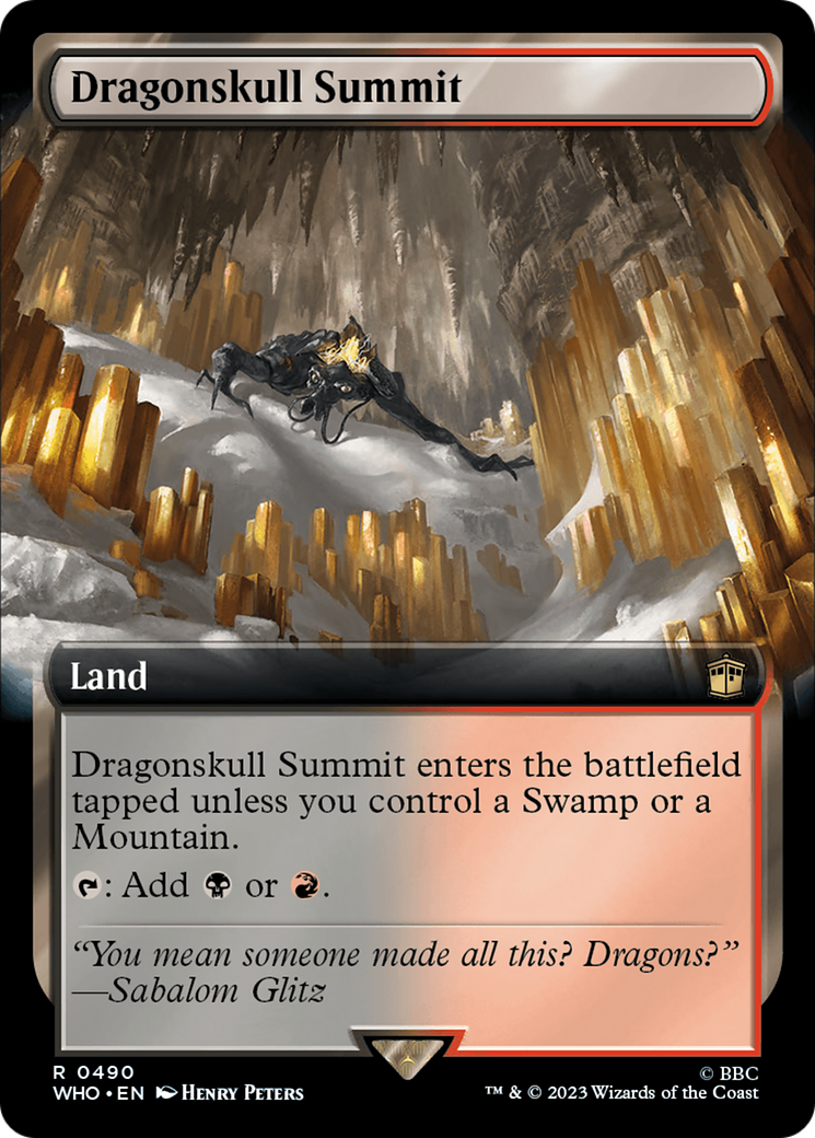 Dragonskull Summit (Extended Art) [Doctor Who] [Foil]
