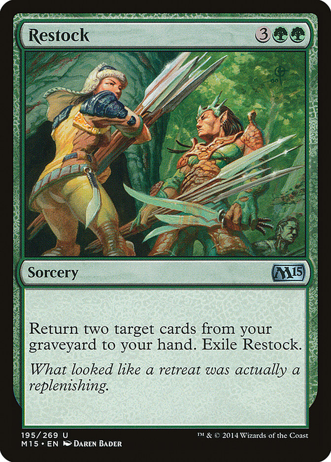 Restock [Core Set 2015] [Foil]