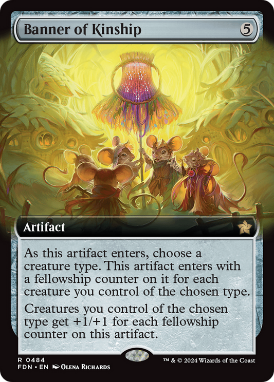 Banner of Kinship (Extended Art) [Foundations] [Foil]