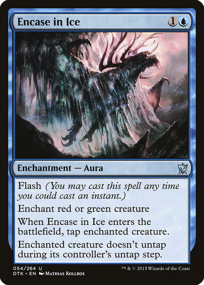 Encase in Ice [Dragons of Tarkir] [Foil]