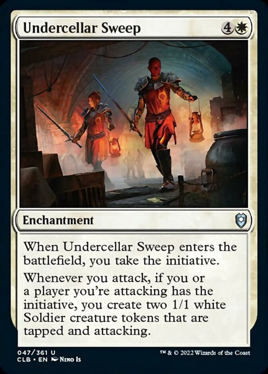 Undercellar Sweep [Commander Legends: Battle for Baldur's Gate] [Foil]