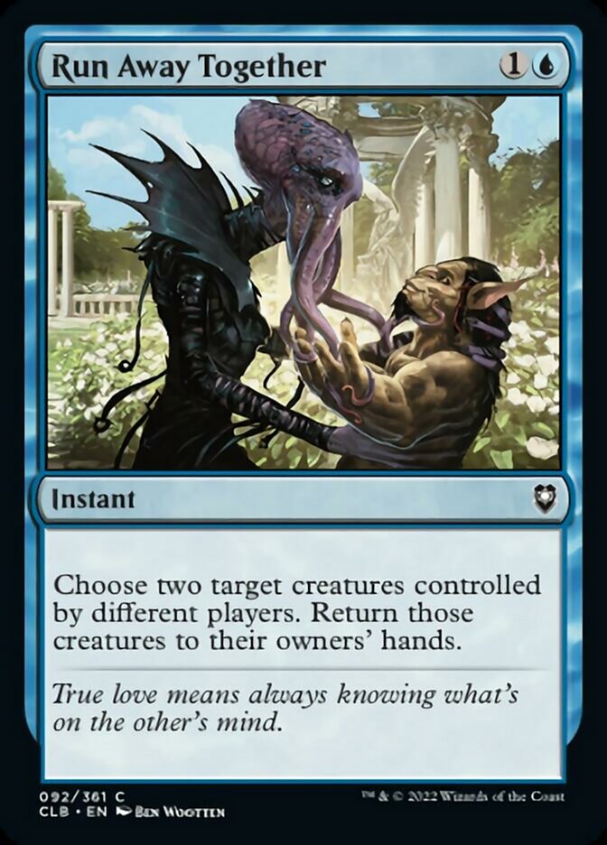 Run Away Together [Commander Legends: Battle for Baldur's Gate] [Foil]