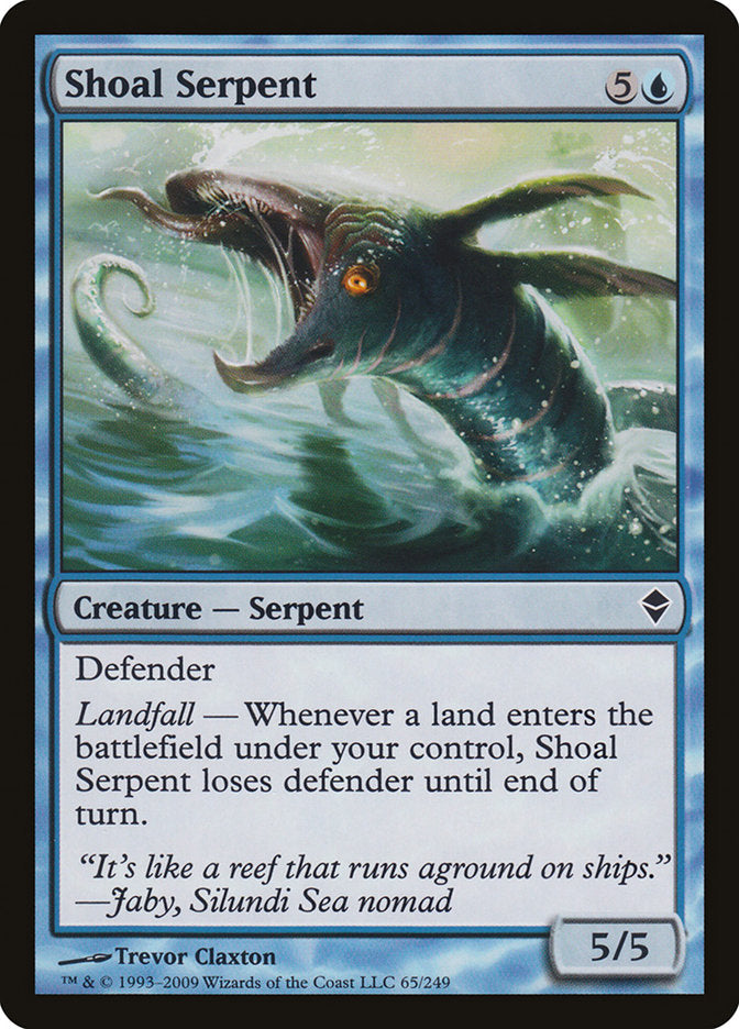 Shoal Serpent [Zendikar] [Foil]