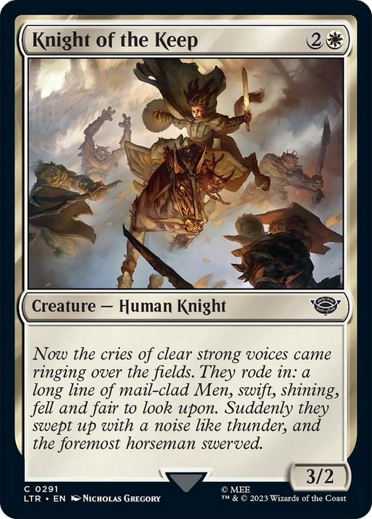 Knight of the Keep [The Lord of the Rings: Tales of Middle-Earth] [Foil]