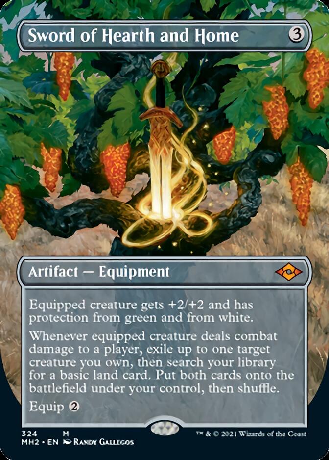 Sword of Hearth and Home (Borderless Alternate Art) [Modern Horizons 2] [Foil]