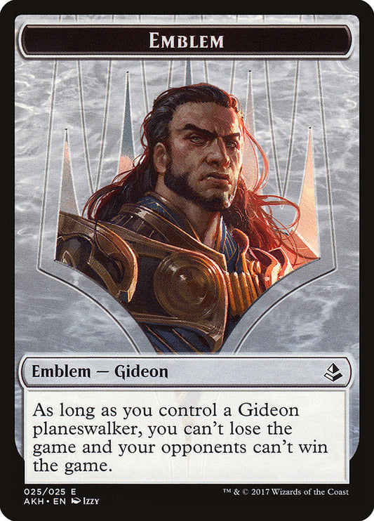Gideon of the Trials Emblem [Amonkhet Tokens] [Foil]