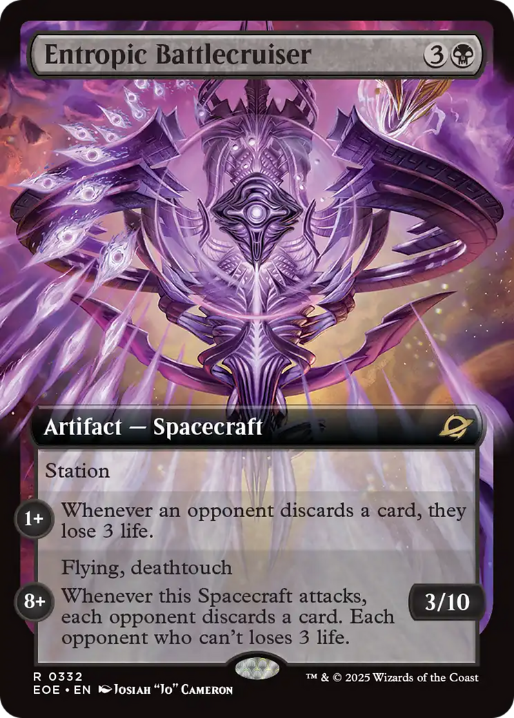 Entropic Battlecruiser (Extended Art) [Edge of Eternities] [Foil]
