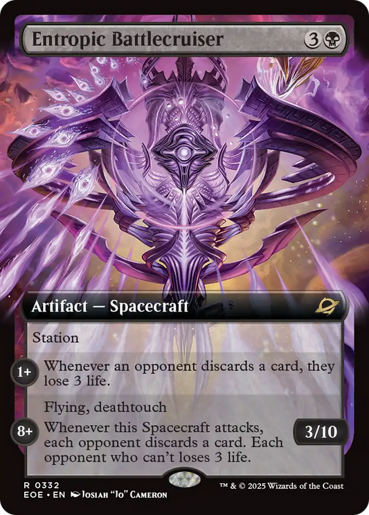 Entropic Battlecruiser (Extended Art) [Edge of Eternities] [Foil]