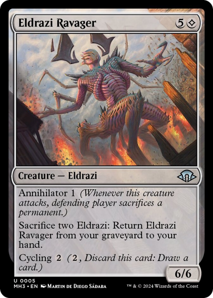 Eldrazi Ravager [Modern Horizons 3] [Foil]