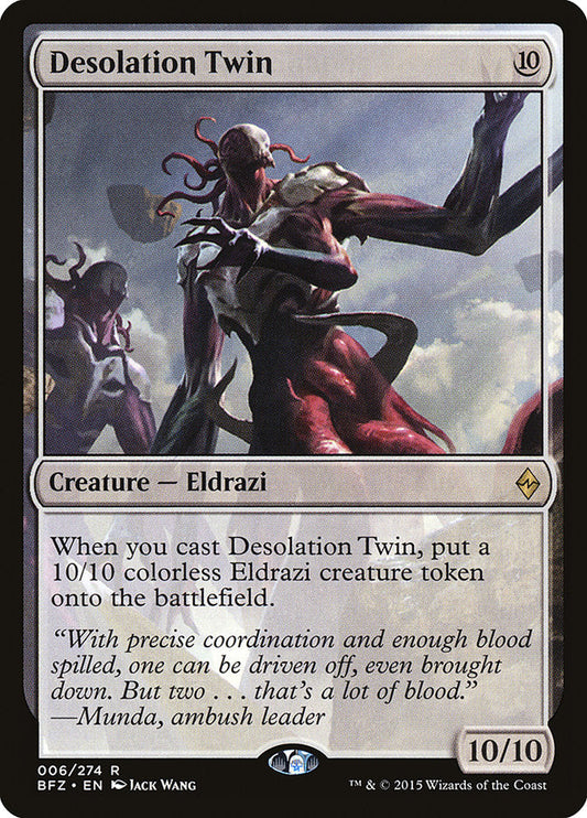 Desolation Twin [Battle for Zendikar] [Foil]