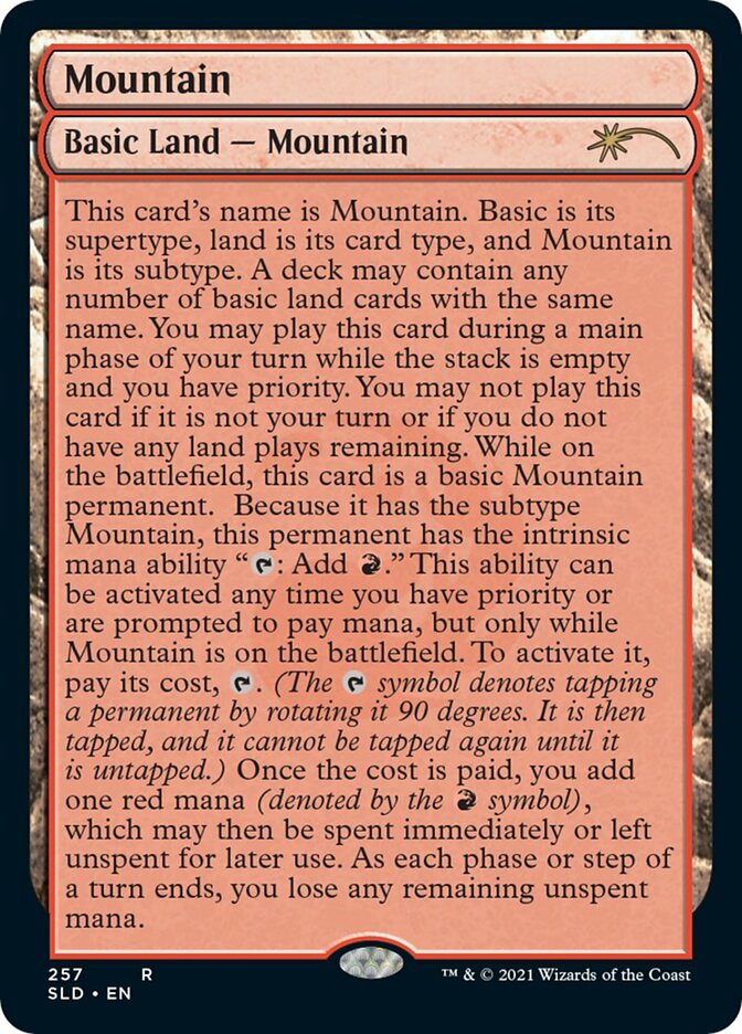 Mountain (257) [Secret Lair Drop Series] [Foil]