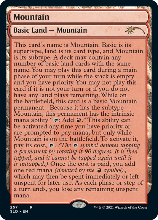 Mountain (257) [Secret Lair Drop Series] [Foil]