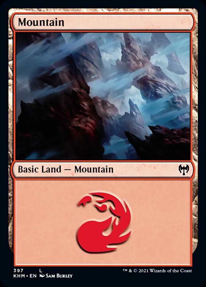 Mountain (397) [Kaldheim] [Foil]