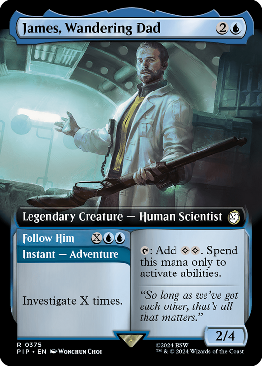 James, Wandering Dad // Follow Him (Extended Art) [Fallout] [Foil]