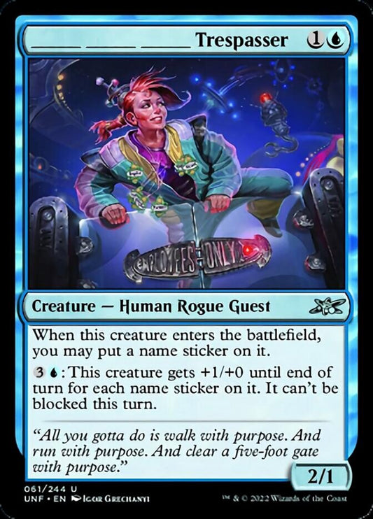 ______ ______ ______ Trespasser [Unfinity] [Foil]