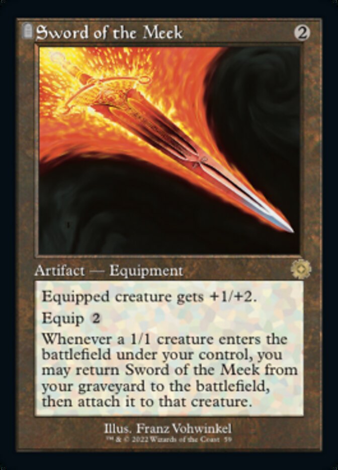 Sword of the Meek (Retro) [The Brothers' War Retro Artifacts] [Foil]