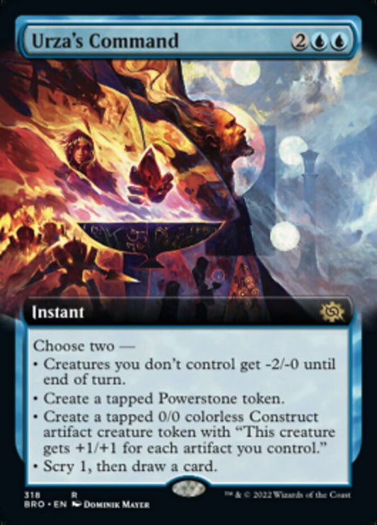 Urza's Command (Extended Art) [The Brothers' War] [Foil]