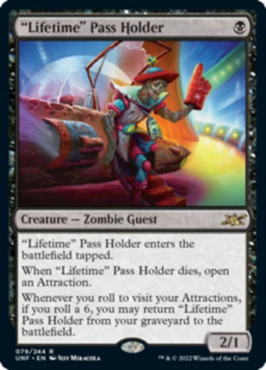 "Lifetime" Pass Holder [Unfinity] [Foil]