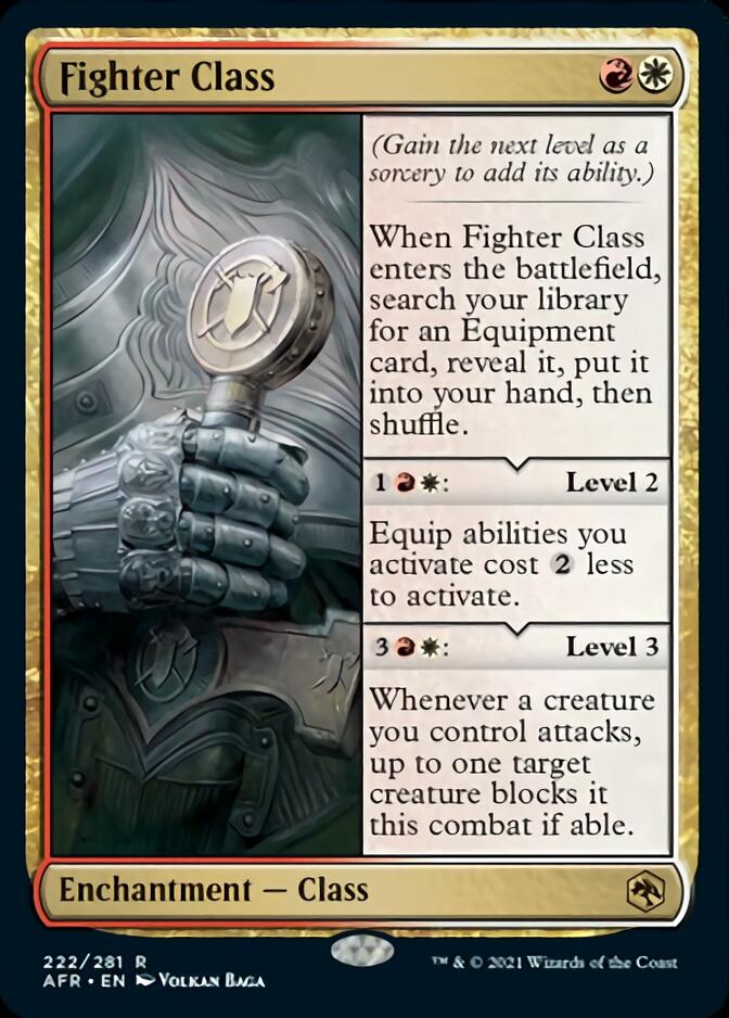 Fighter Class [Dungeons & Dragons: Adventures in the Forgotten Realms] [Foil]