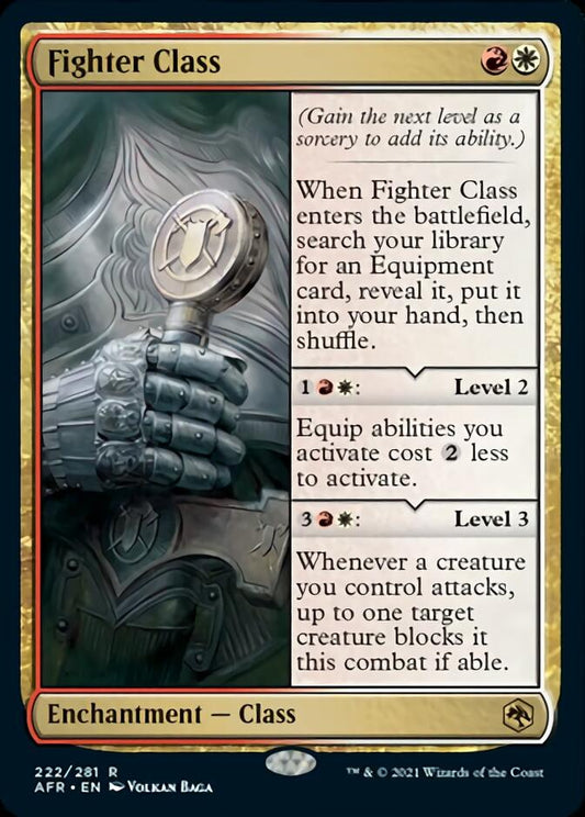 Fighter Class [Dungeons & Dragons: Adventures in the Forgotten Realms] [Foil]