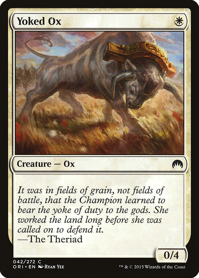 Yoked Ox [Magic Origins] [Foil]