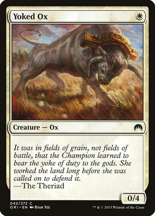 Yoked Ox [Magic Origins] [Foil]