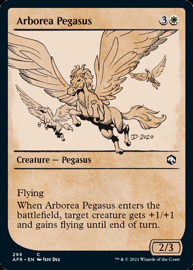 Arborea Pegasus (Showcase) [Dungeons & Dragons: Adventures in the Forgotten Realms] [Foil]