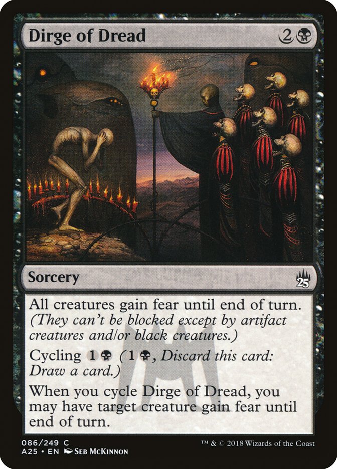 Dirge of Dread [Masters 25] [Foil]