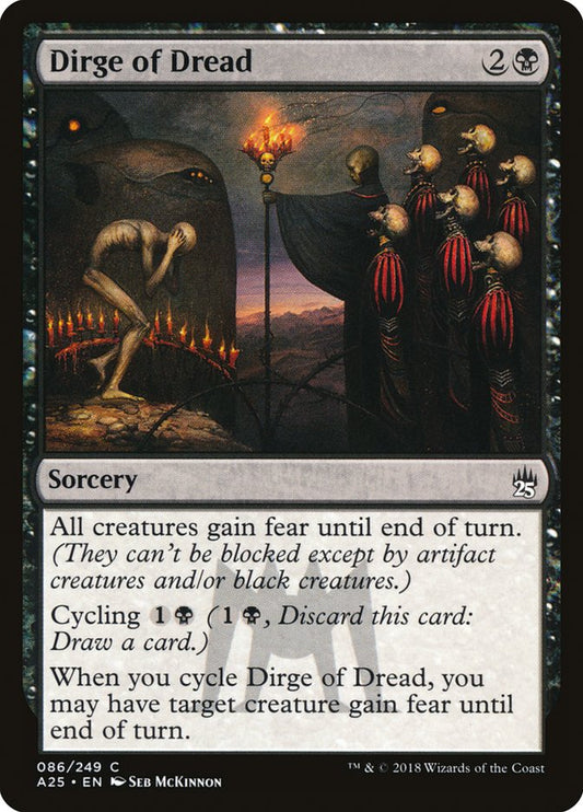 Dirge of Dread [Masters 25] [Foil]