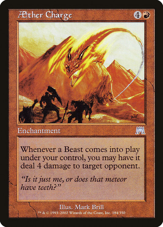 Aether Charge [Onslaught] [Foil]