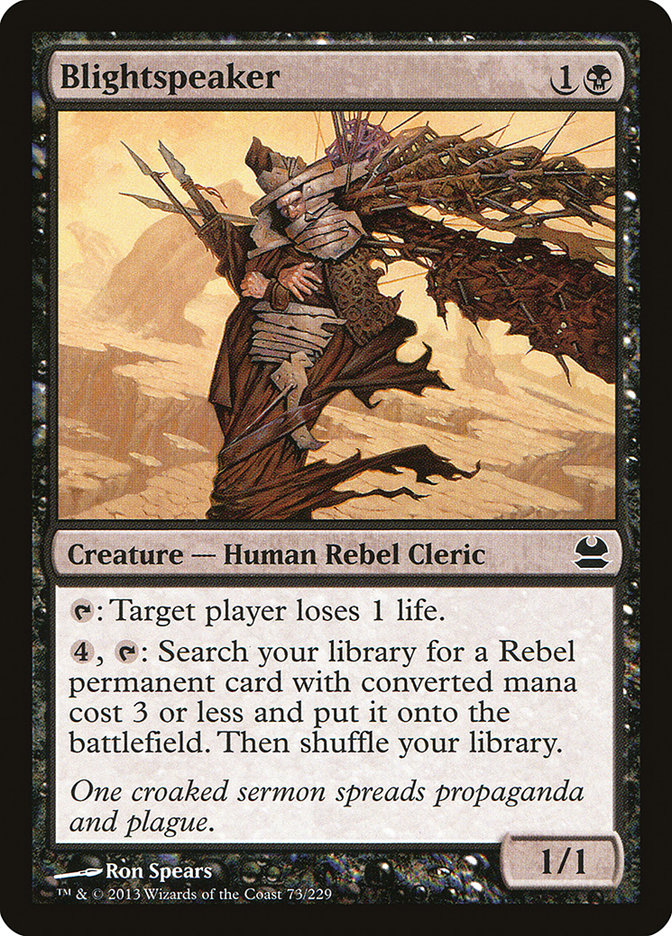 Blightspeaker [Modern Masters] [Foil]