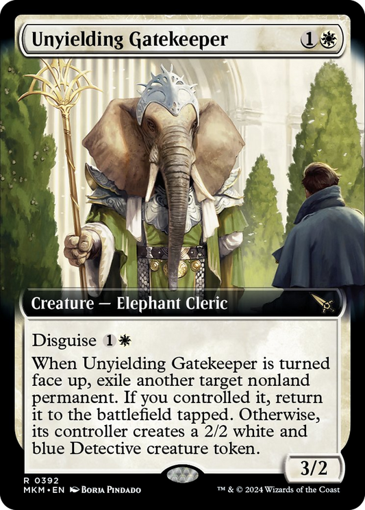 Unyielding Gatekeeper (Extended Art) [Murders at Karlov Manor] [Foil]