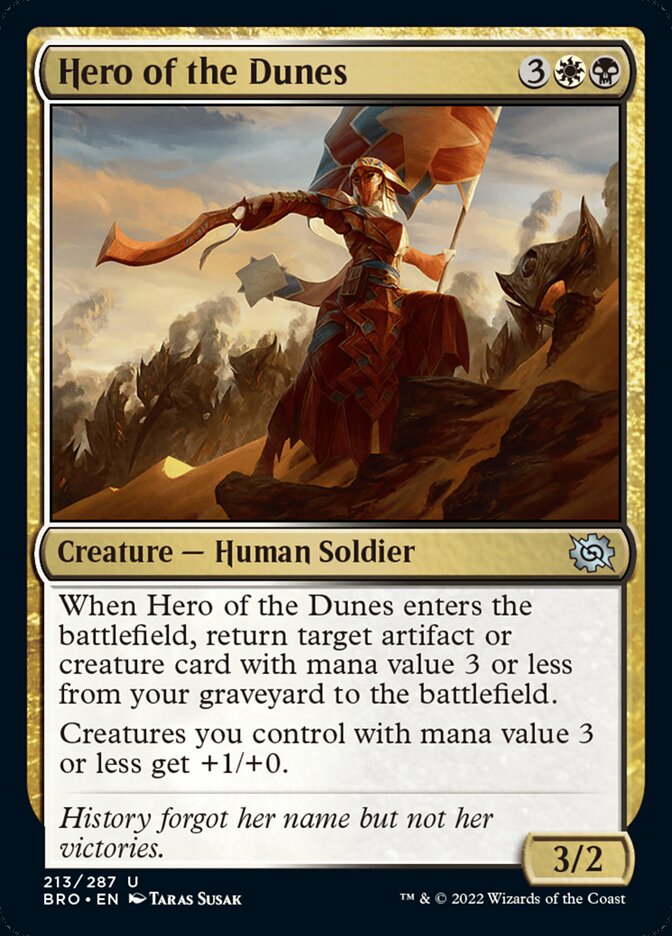 Hero of the Dunes [The Brothers' War] [Foil]