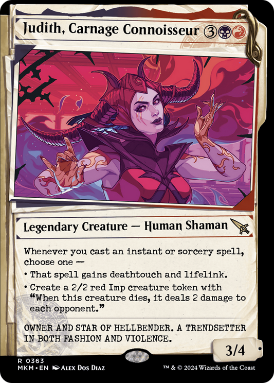 Judith, Carnage Connoisseur (Showcase) [Murders at Karlov Manor] [Foil]